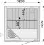 Sauna Basic 1212 - p�dorys