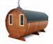 Barrel sauna s obdélníkovými okny